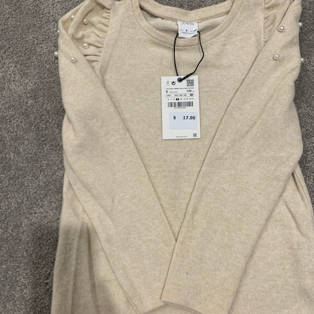 Zara girls sweater